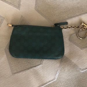Gucci coin purse key ring